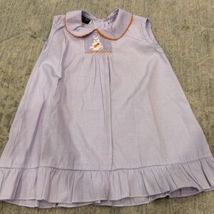Smocked bunny dress